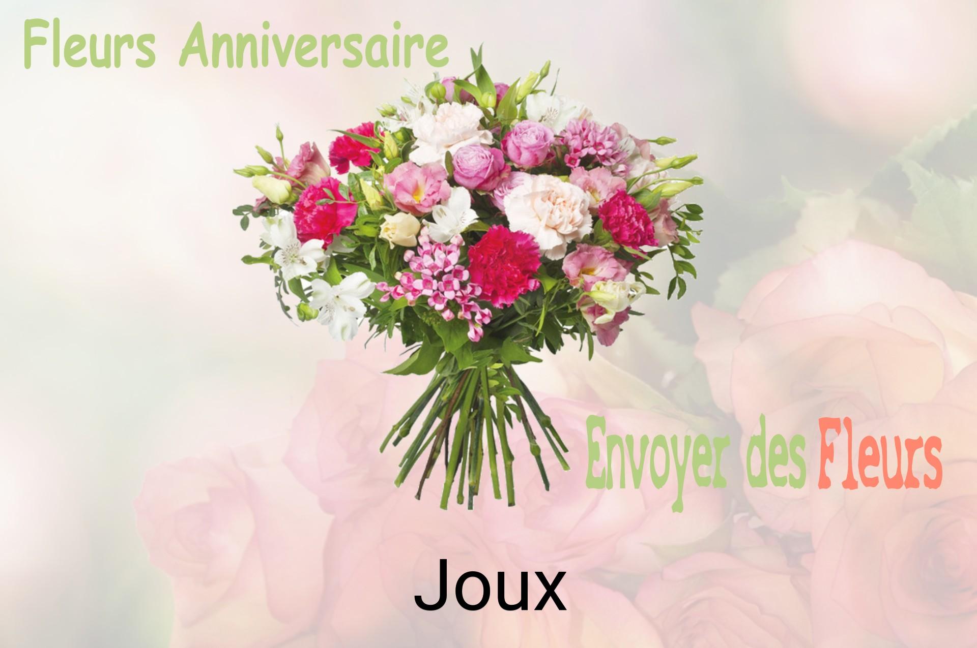Bouquet de fleurs d’anniversaire livré à Joux
