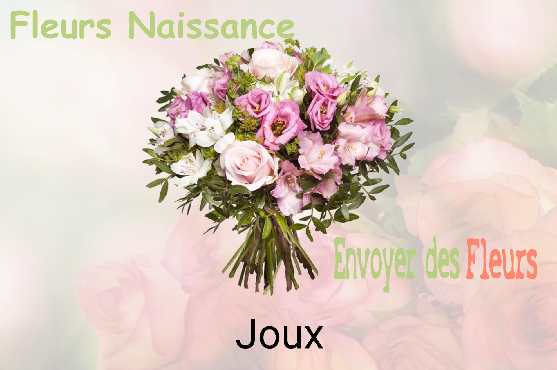 Bouquet de fleurs de naissance livré à Joux